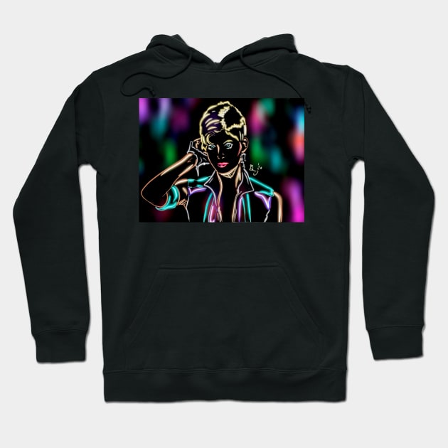 Neon Legend Of Billie Jean Hoodie by The Miseducation of David and Gary